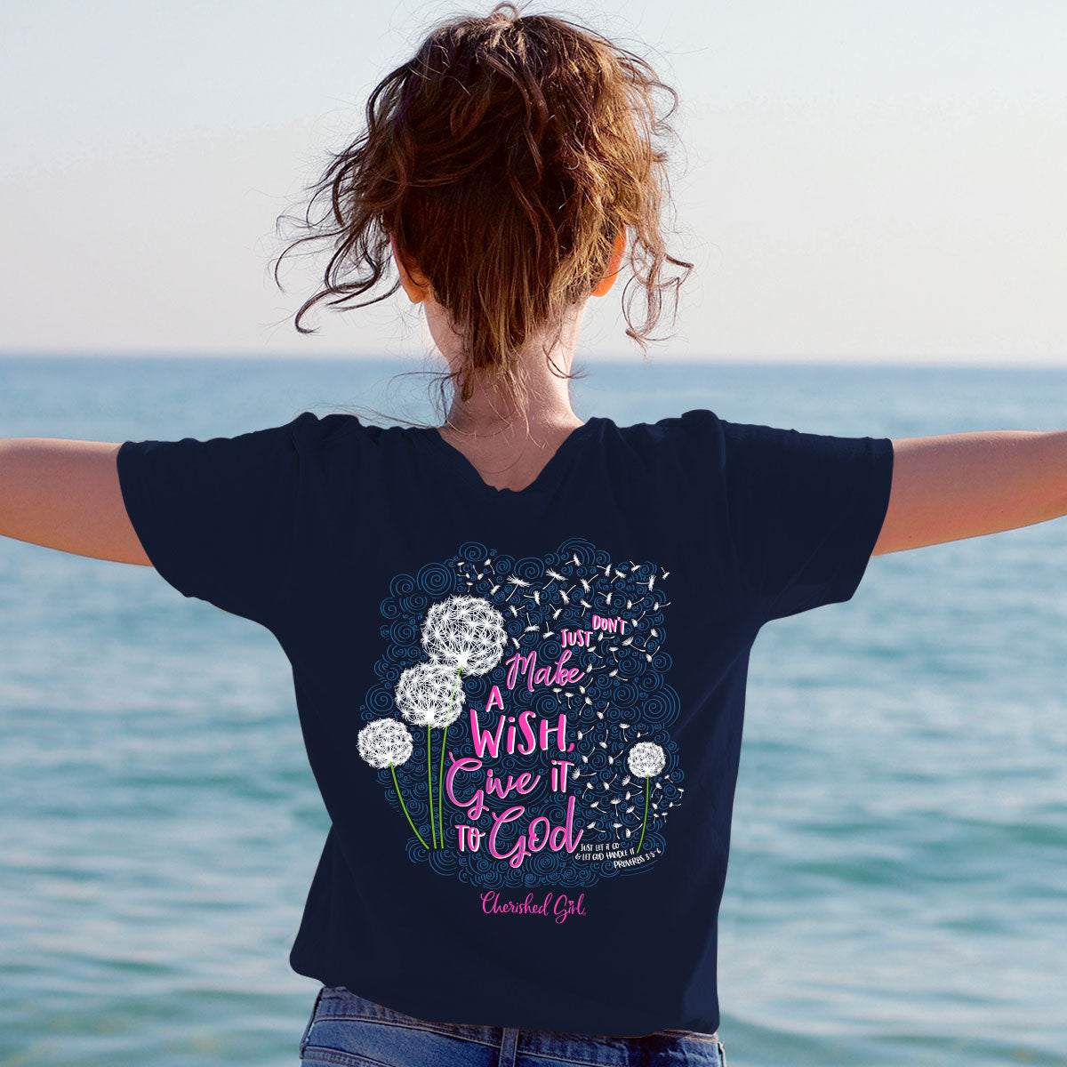 Cherished Girl Womens T-Shirt Give It To God