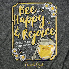 Cherished Girl Womens T-Shirt Be Happy