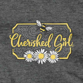 Cherished Girl Womens T-Shirt Be Happy