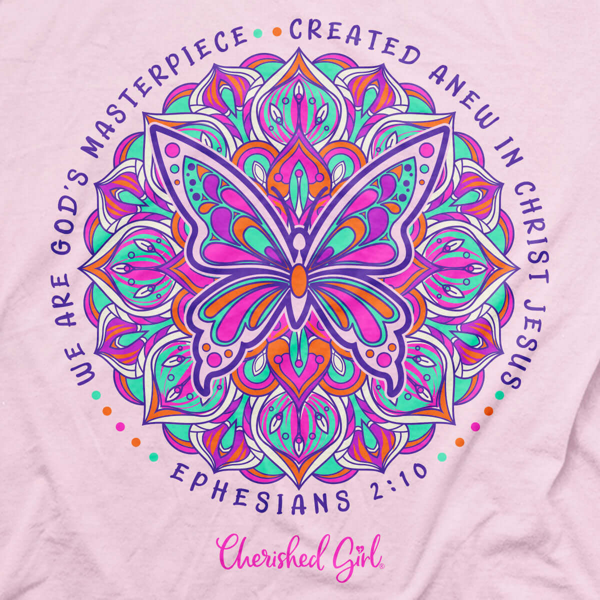 Cherished Girl Womens T-Shirt Masterpiece