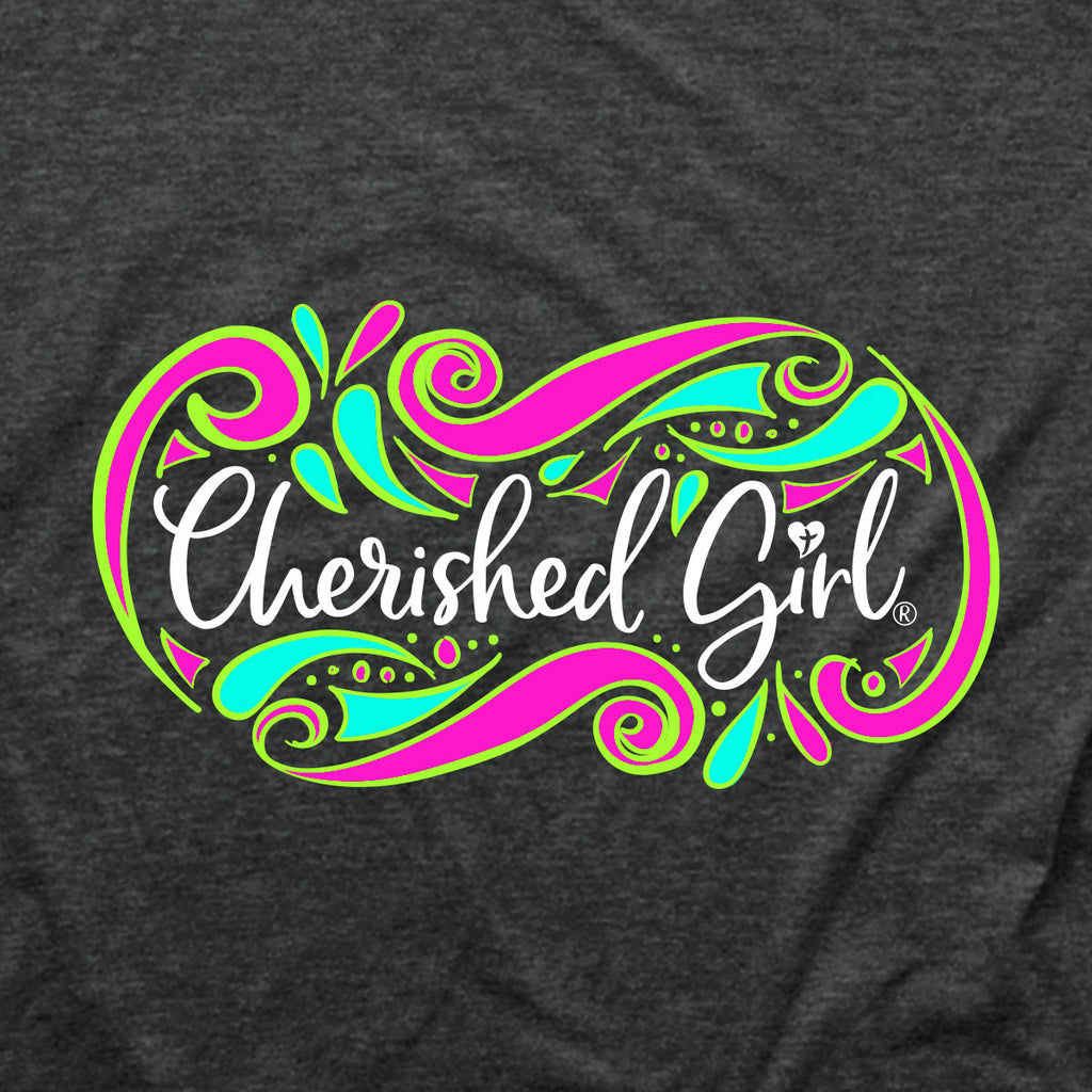 Cherished Girl Womens T-Shirt Walk By Faith