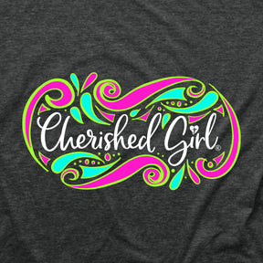 Cherished Girl Womens T-Shirt Walk By Faith