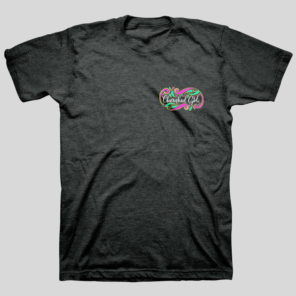 Cherished Girl Womens T-Shirt Walk By Faith