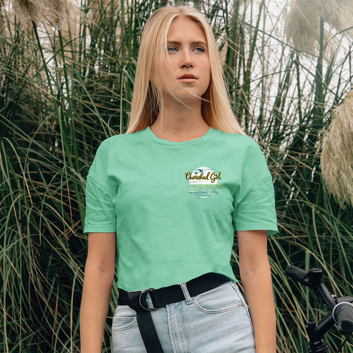 Cherished Girl Womens T-Shirt Be Still Know That I Am God