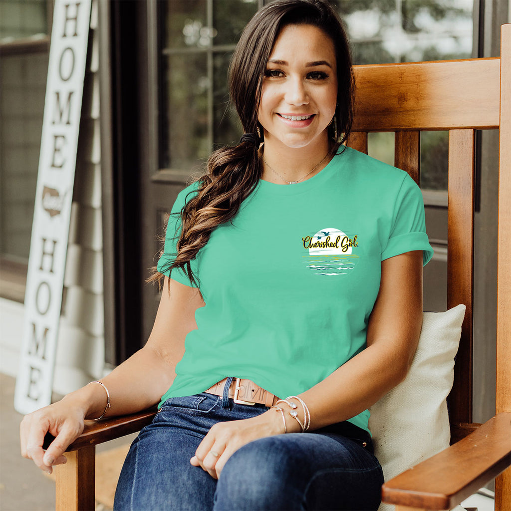 Cherished Girl Womens T-Shirt Be Still Know That I Am God