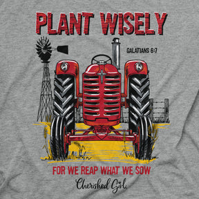 Cherished Girl Womens T-Shirt Reap What We Sow