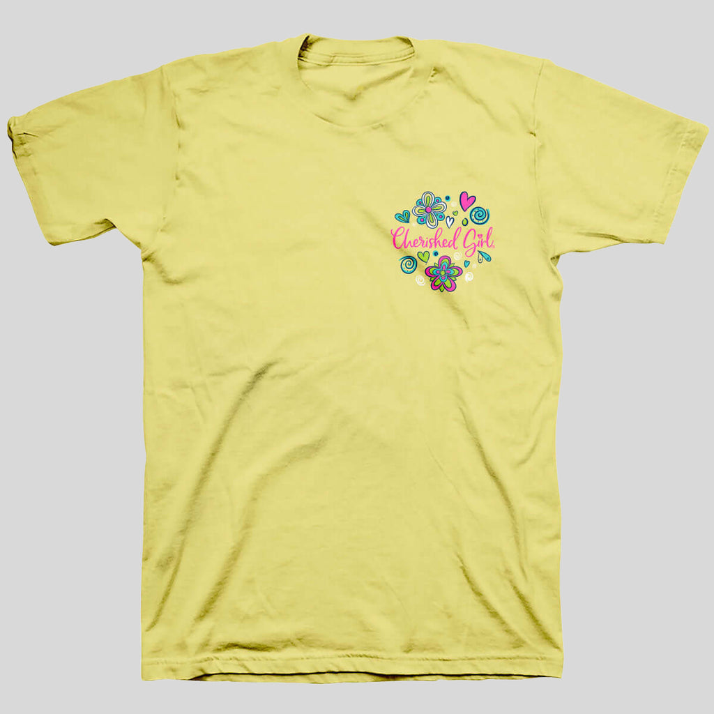 Cherished Girl Womens T-Shirt God Loves You