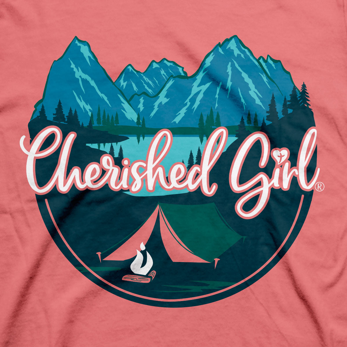 Cherished Girl Womens T-Shirt It Is Well