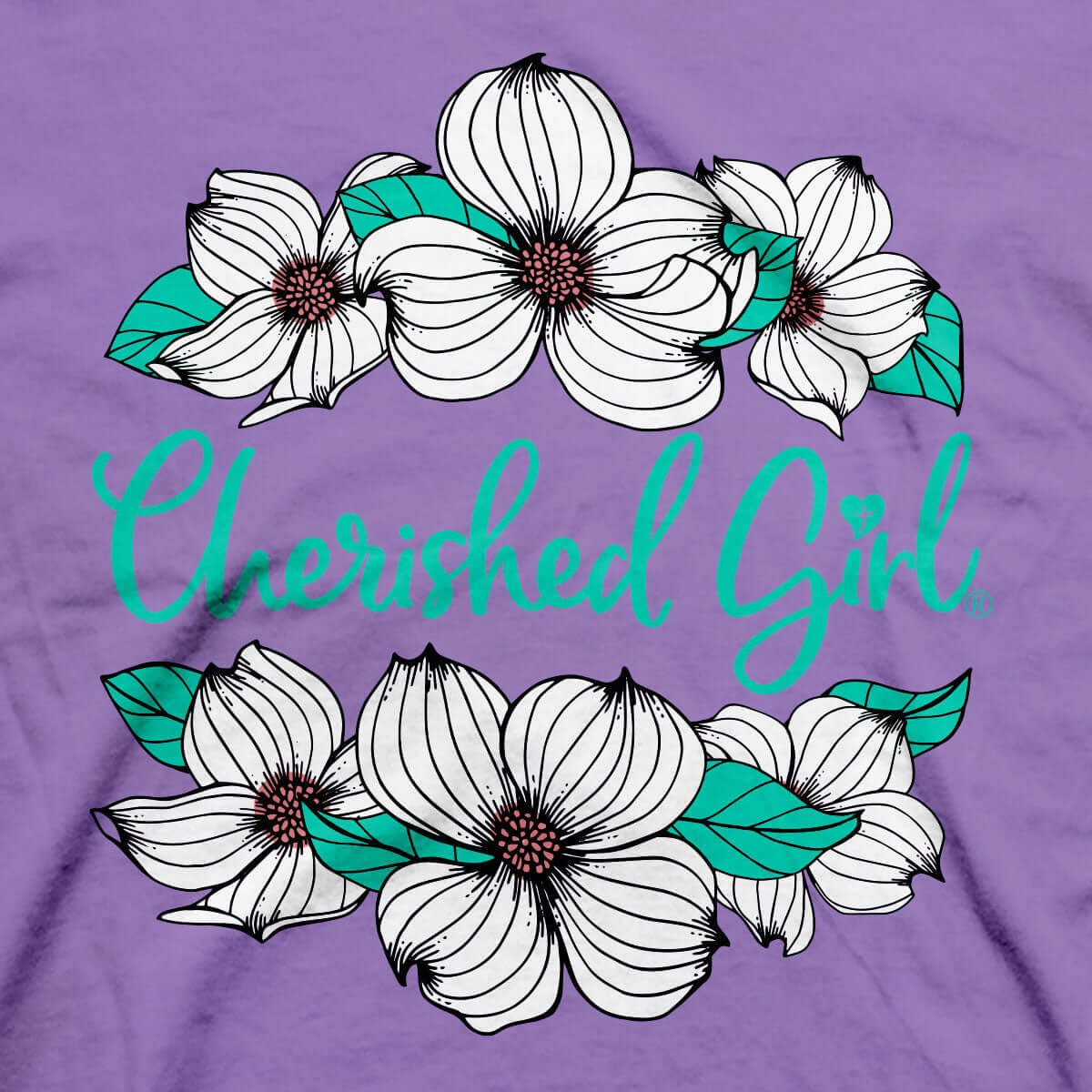 Cherished Girl Womens T-Shirt Rescued