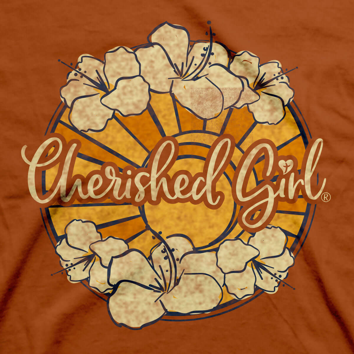 Cherished Girl Womens T-Shirt Son Shine