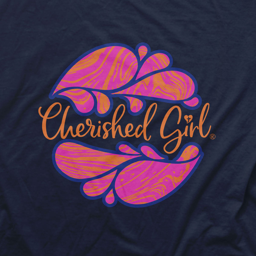 Cherished Girl Womens T-Shirt Groovy