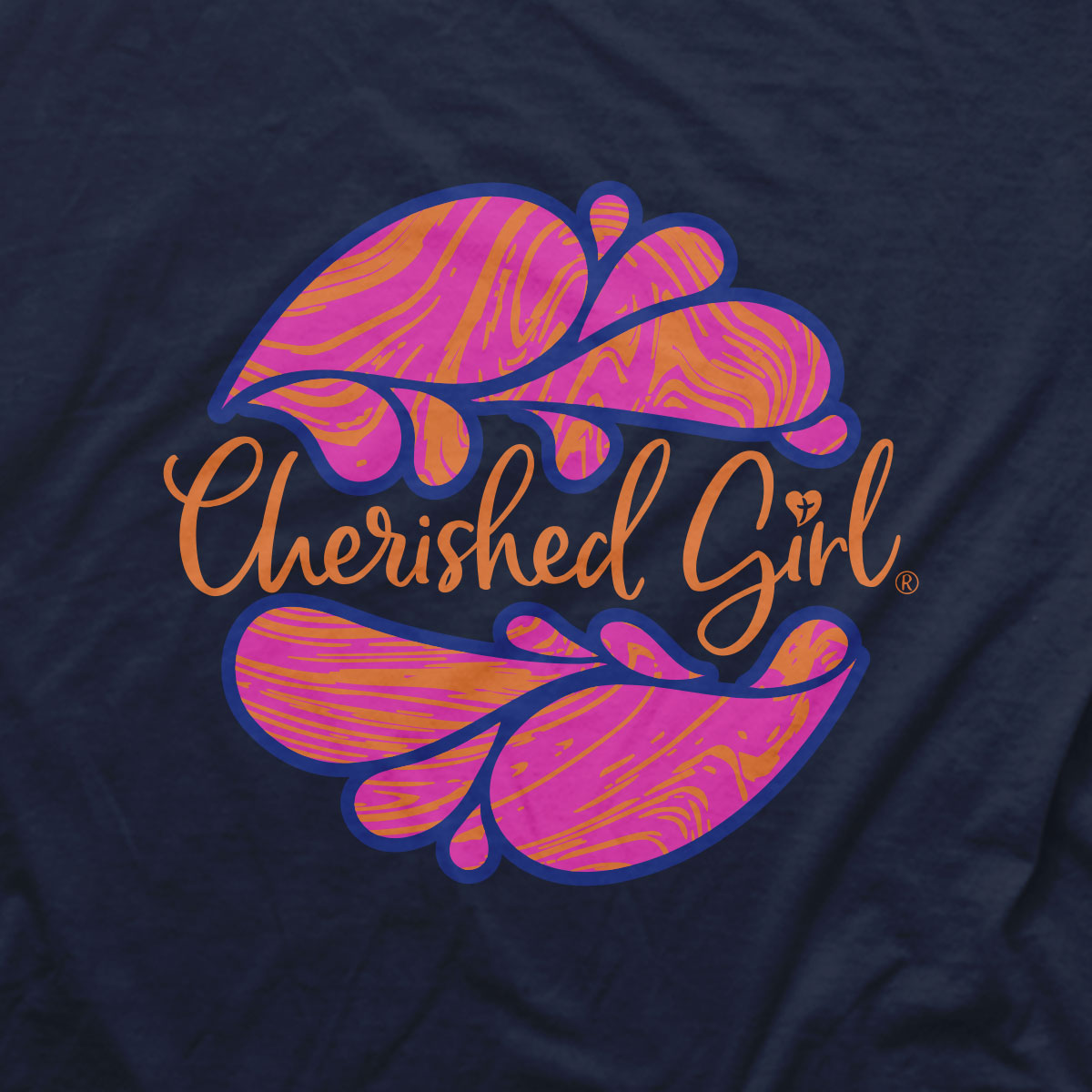 Cherished Girl Womens T-Shirt Groovy