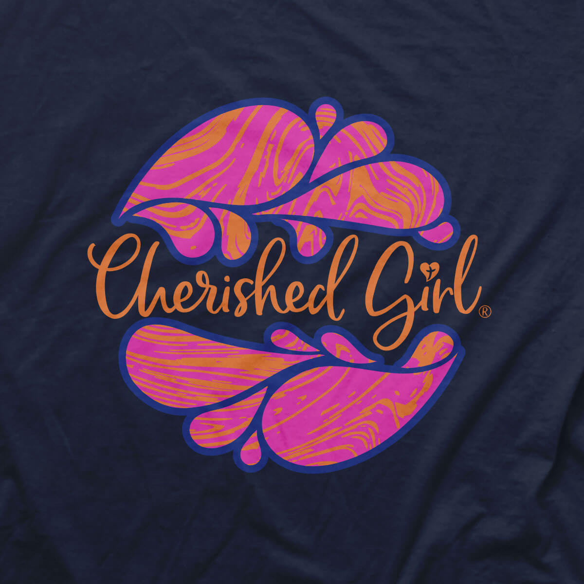 Cherished Girl Womens T-Shirt Groovy