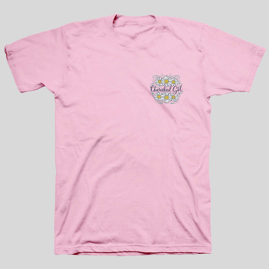 Cherished Girl Womens T-Shirt Strength Boots