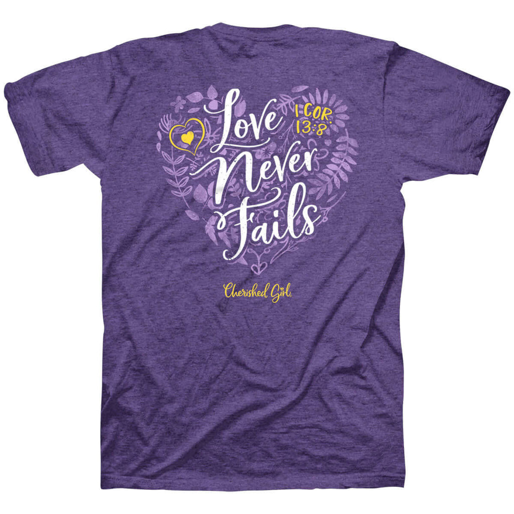 God's Love Never Fail T Shirt