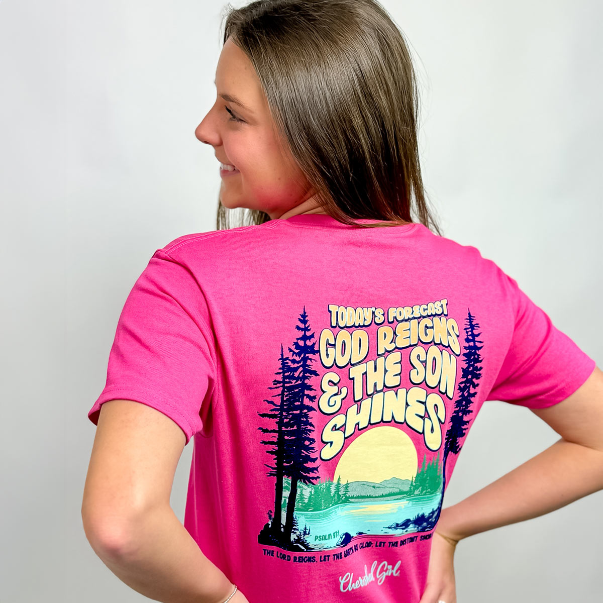 Cherished Girl Womens T-Shirt God Reigns