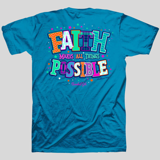Cherished Girl Womens T-Shirt All Things Possible
