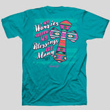 Cherished Girl Womens T-Shirt Pray About Everything