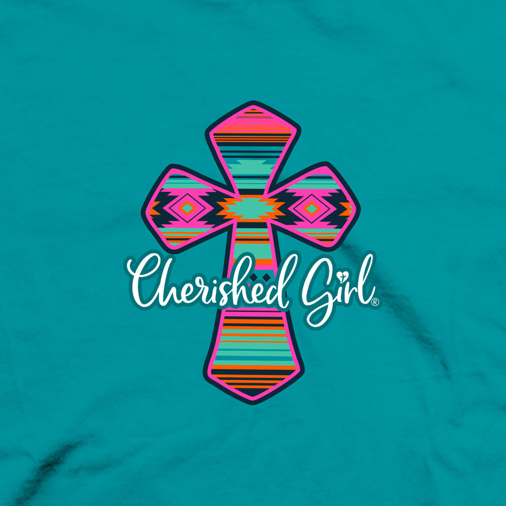 Cherished Girl Womens T-Shirt Pray About Everything