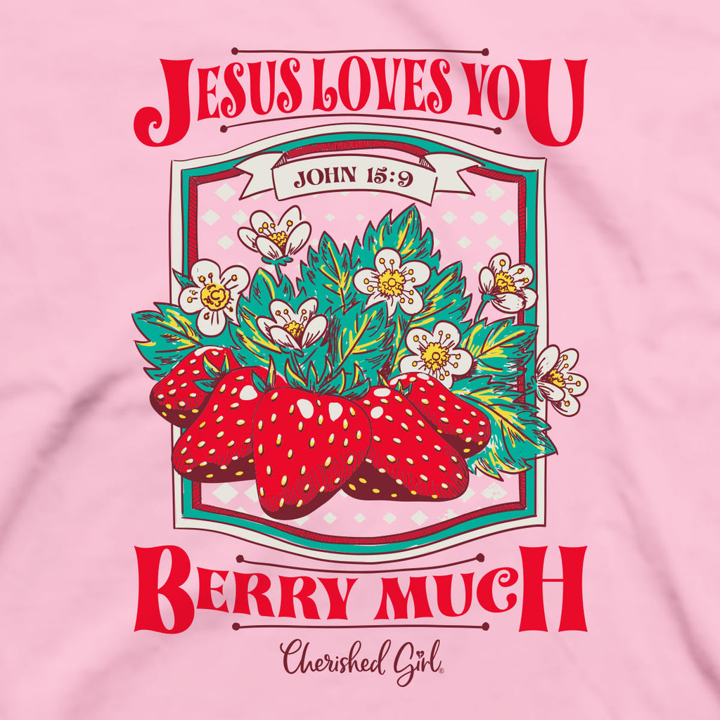 Cherished Girl Womens T-Shirt Berry Much