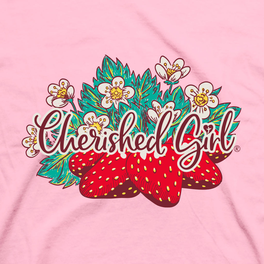 Cherished Girl Womens T-Shirt Berry Much