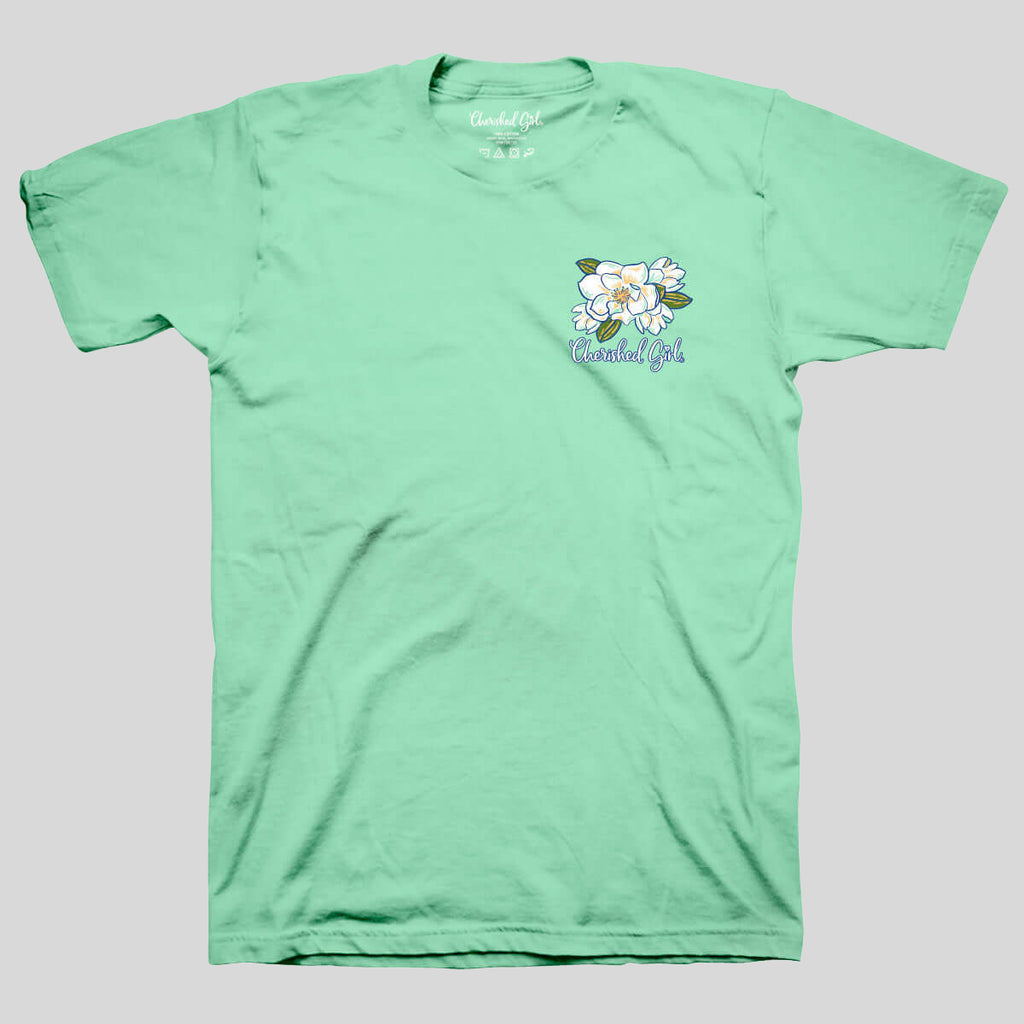 Cherished Girl Womens T-Shirt Amazing Grace