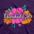 Cherished Girl Womens T-Shirt Blessed