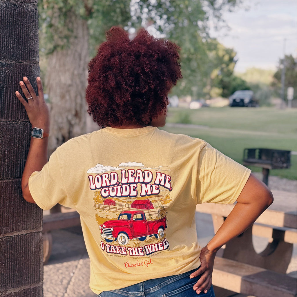 Cherished Girl Womens T-Shirt Lead Me