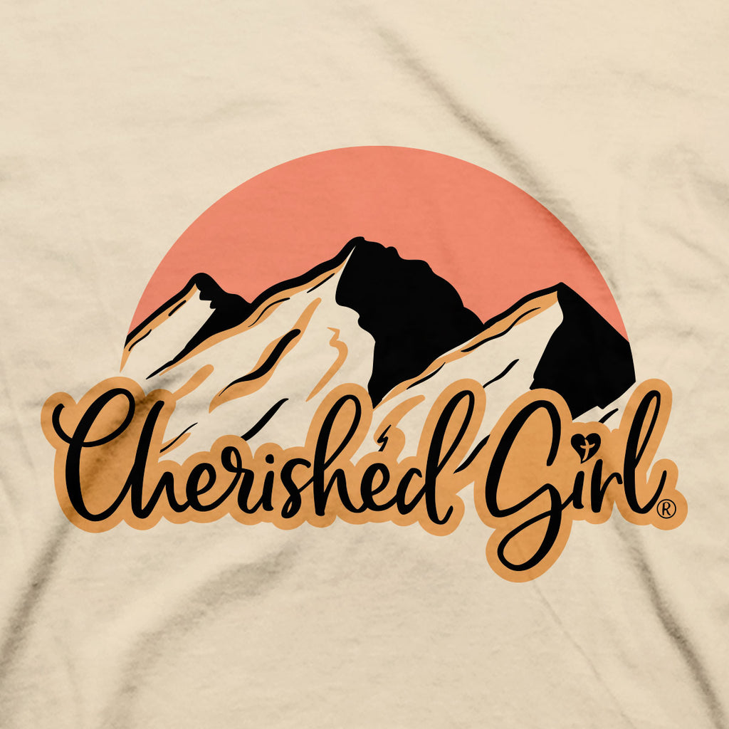 Cherished Girl Womens T-Shirt God Is Greater