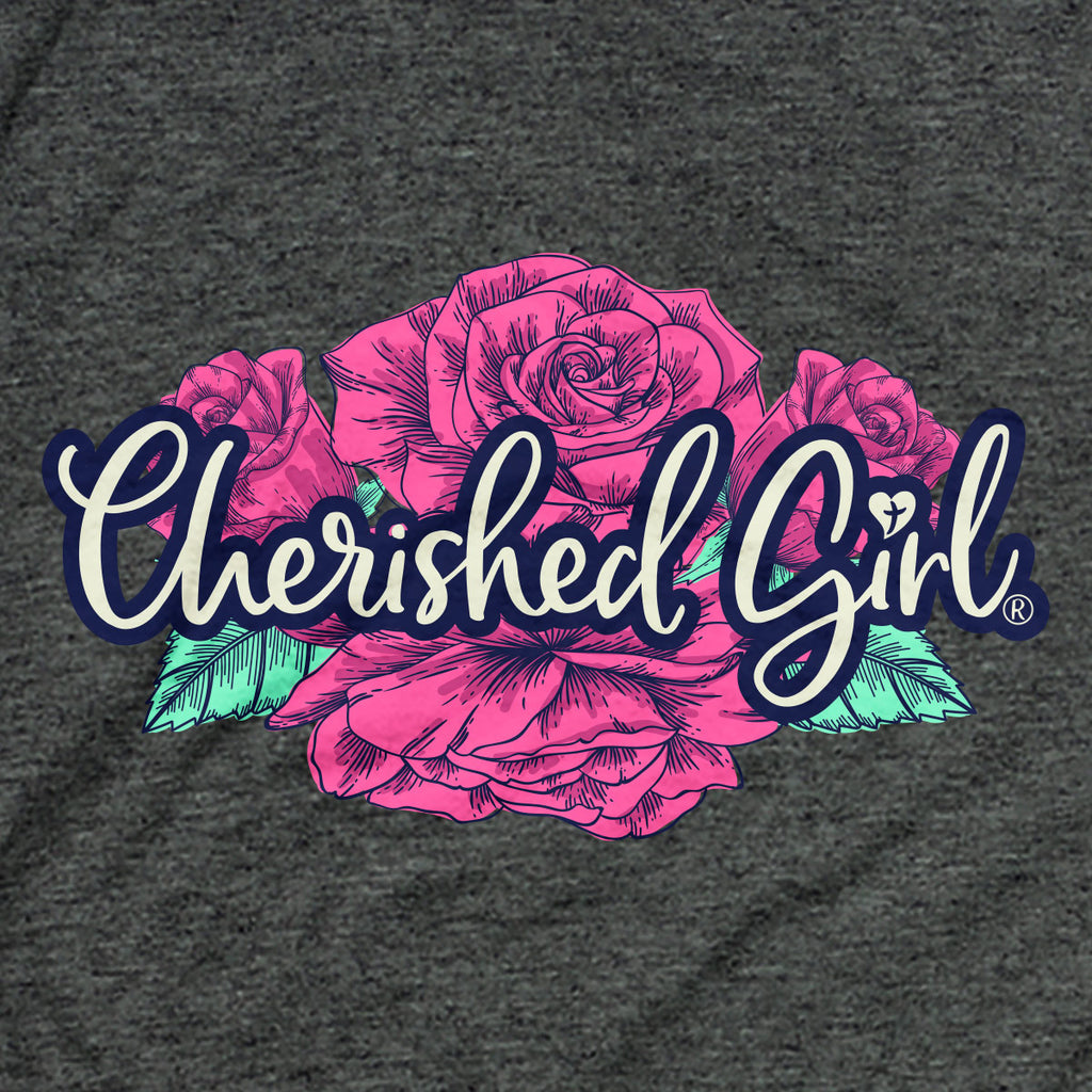 Cherished Girl Womens T-Shirt It Is Well With My Soul