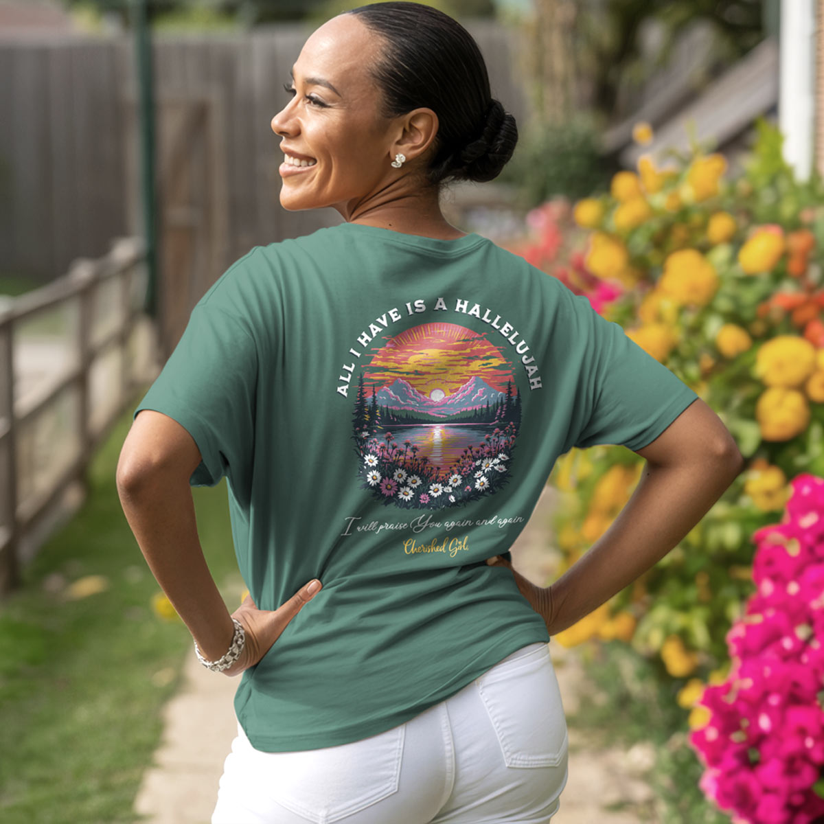 Cherished Girl Womens T-Shirt All I Have