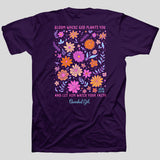 Cherished Girl Womens T-Shirt Bloom Where God Plants