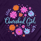 Cherished Girl Womens T-Shirt Bloom Where God Plants