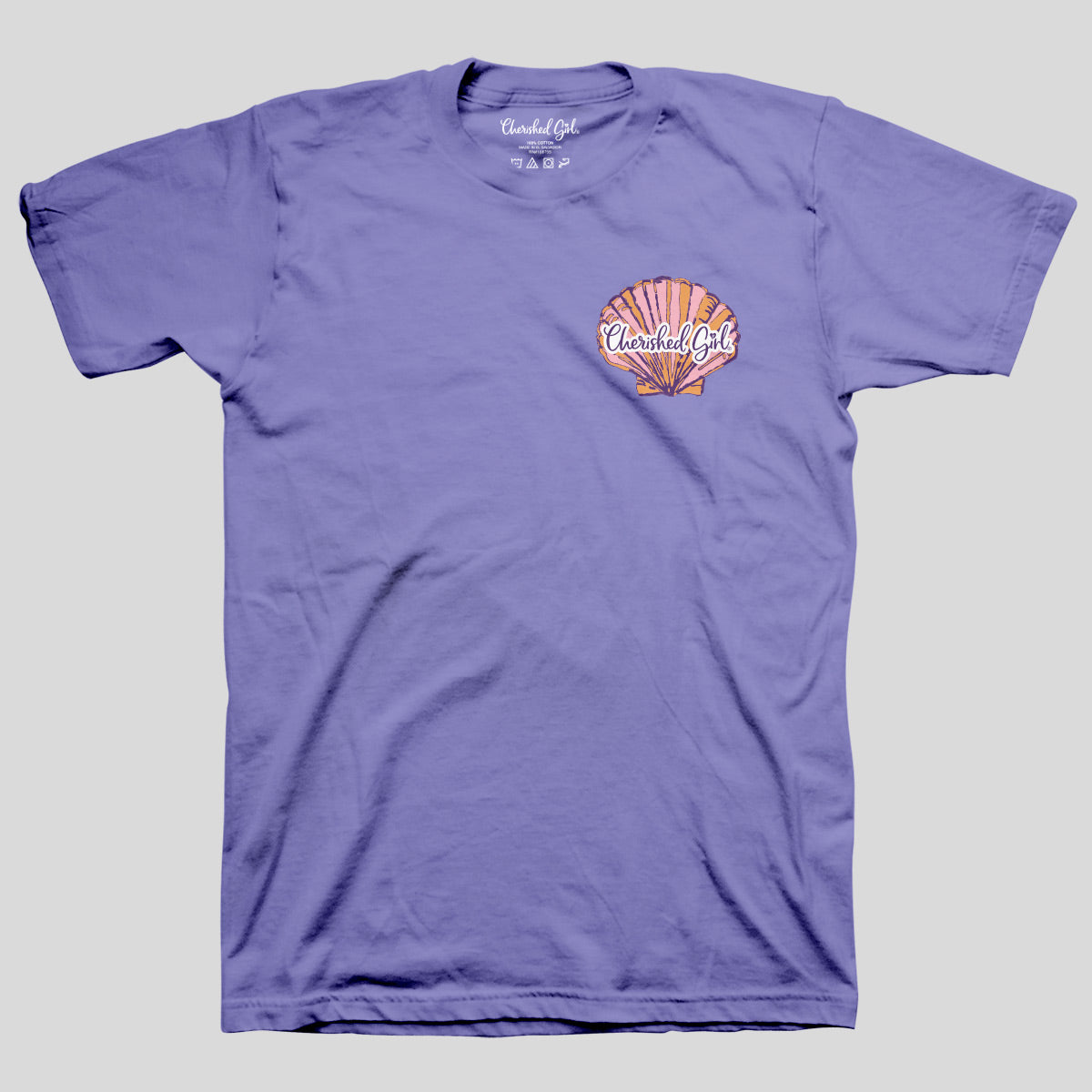 Cherished Girl Womens T-Shirt Amazing Grace Shells