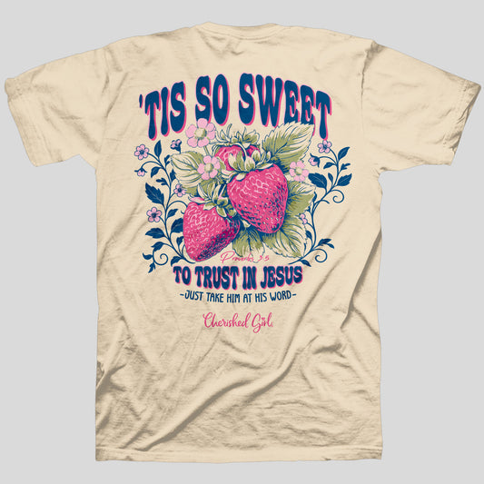 Cherished Girl Womens T-Shirt Tis So Sweet Berries