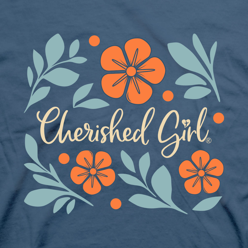 Cherished Girl Womens T-Shirt Love Jesus Love People
