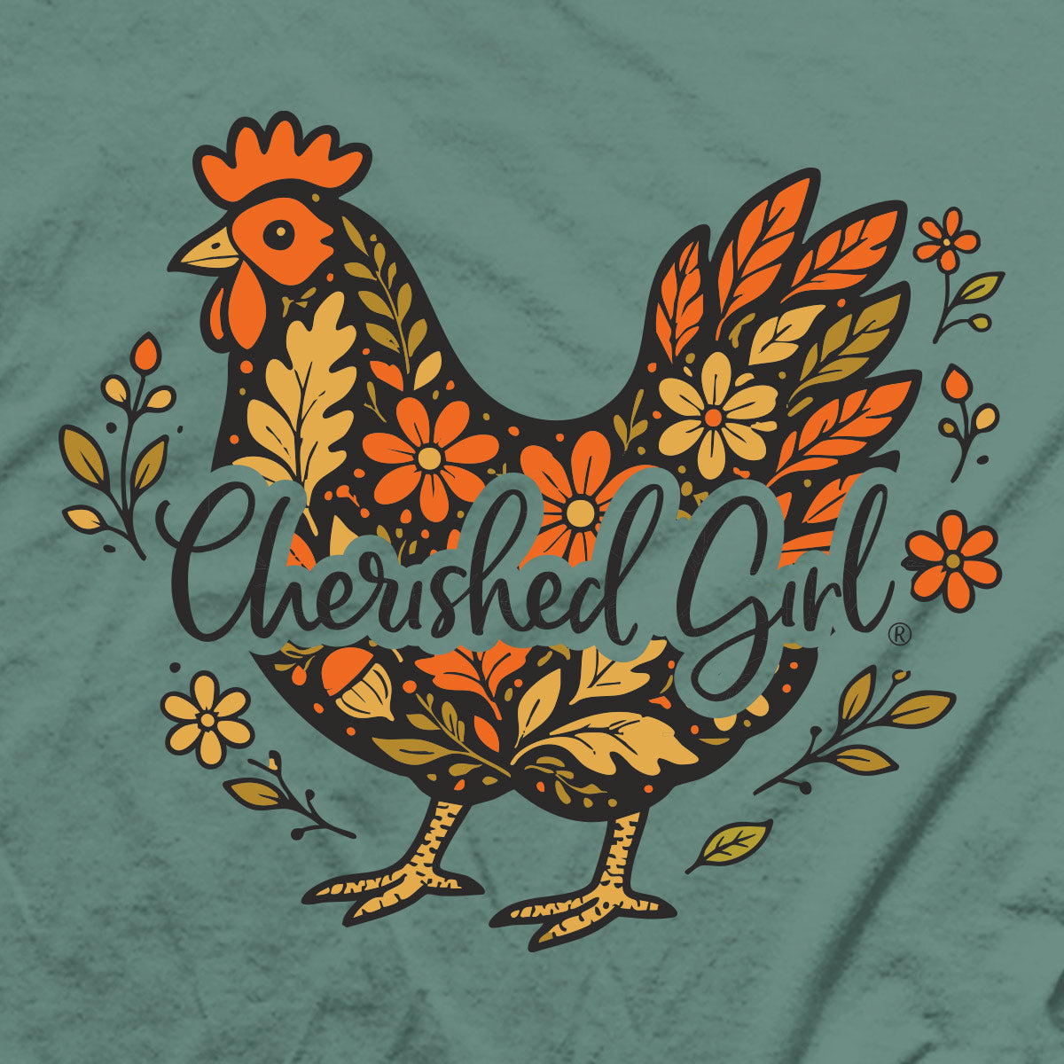 Cherished Girl Womens T-Shirt When I Rise