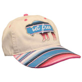Cherished Girl Womens Cap Set Free By Jesus