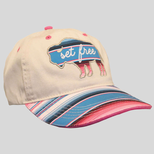 Cherished Girl Womens Cap Set Free By Jesus