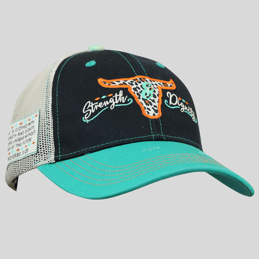 Cherished Girl Womens Cap Strength & Dignity