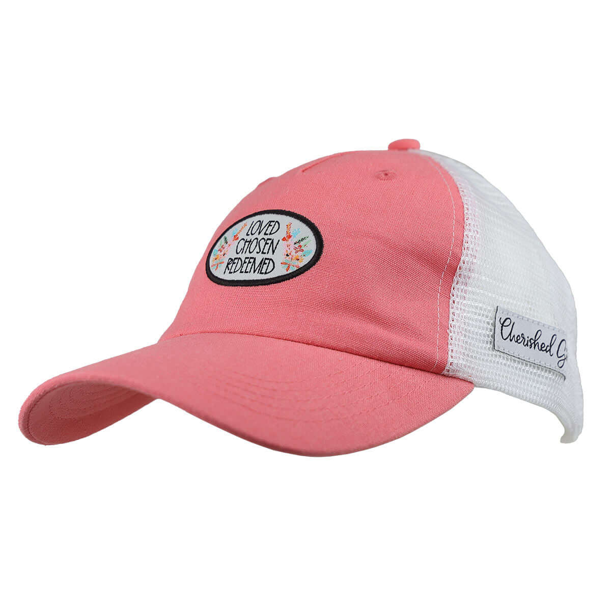 Cherished Girl Womens Cap Love Chosen Redeemed