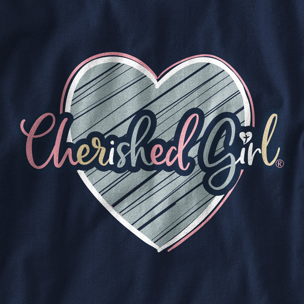 Cherished Girl Womens Long Sleeve T-Shirt Happy Is She