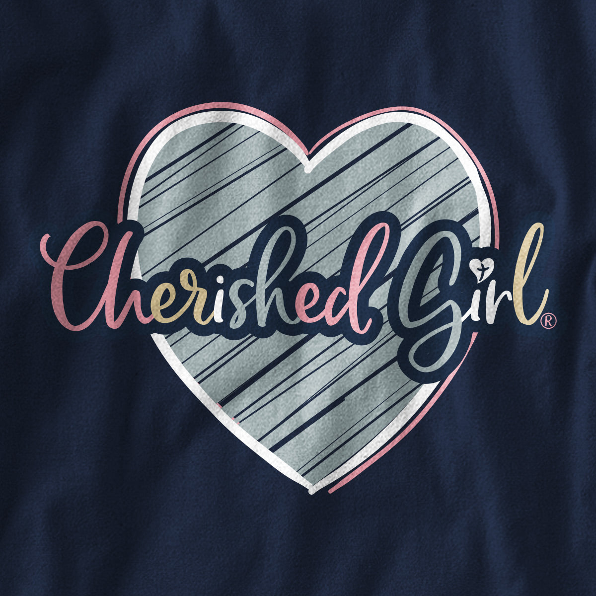 Cherished Girl Womens Long Sleeve T-Shirt Happy Is She