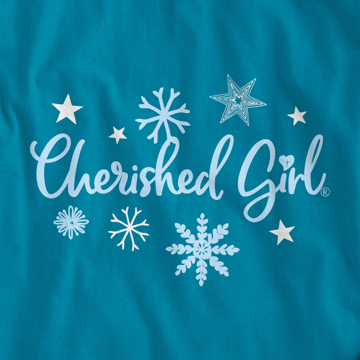 Cherished Girl Womens Long Sleeve T-Shirt Snowflake