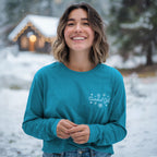 Cherished Girl Womens Long Sleeve T-Shirt Snowflake