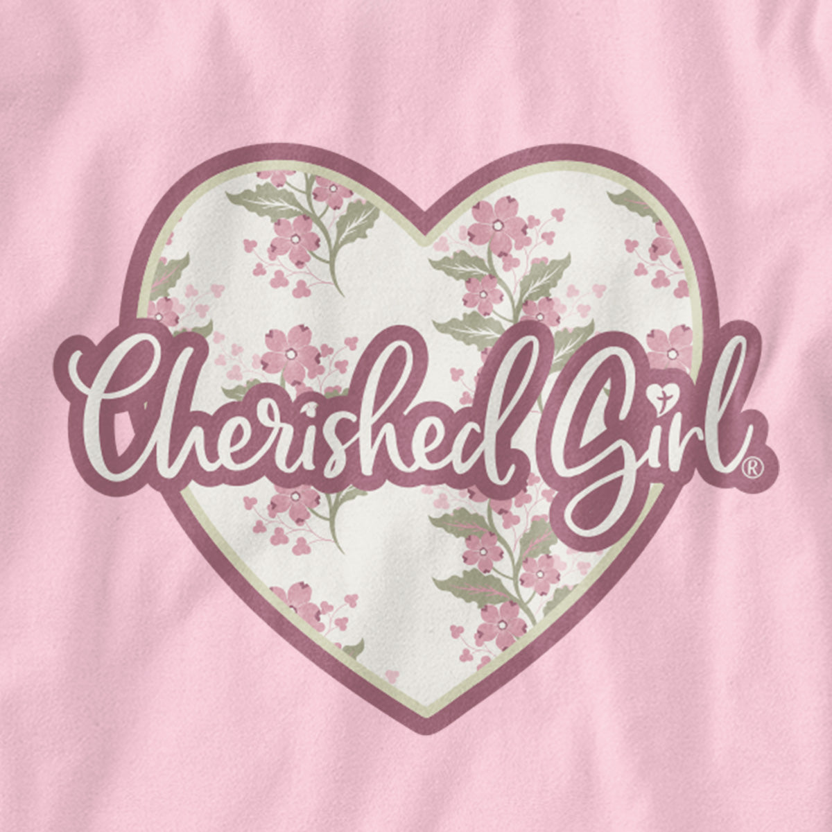 Cherished Girl Womens Long Sleeve T-Shirt Love Like Jesus