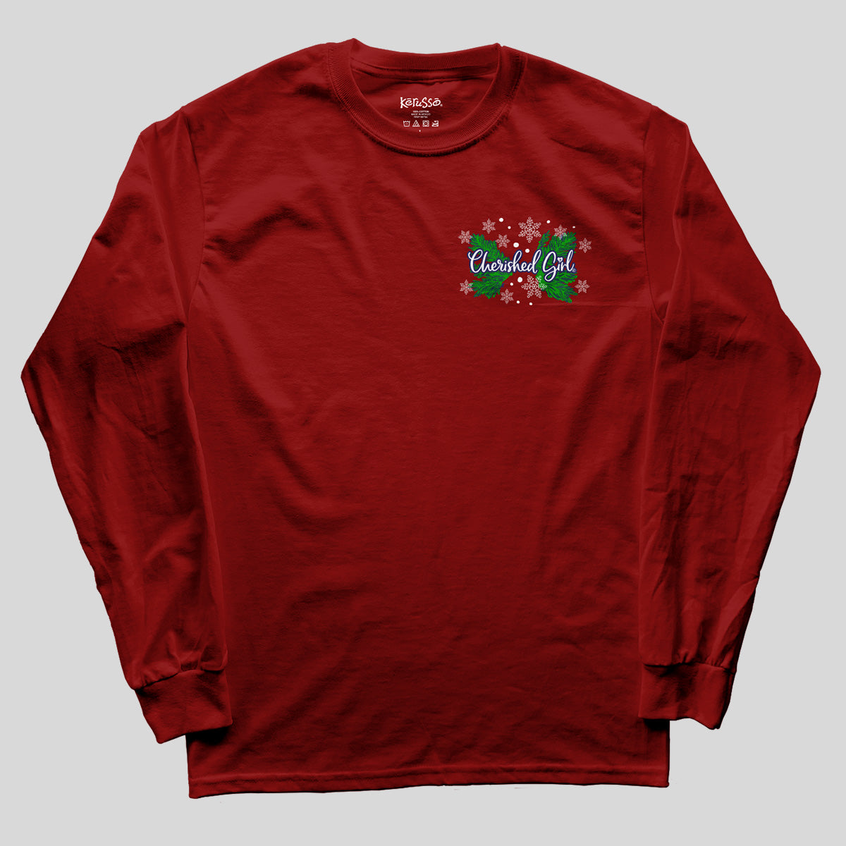 Cherished Girl Womens Long Sleeve T-Shirt Nutcracker