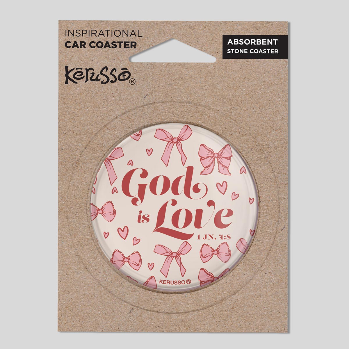 Kerusso Car Coaster God Is Love Main image