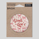 Kerusso Car Coaster God Is Love