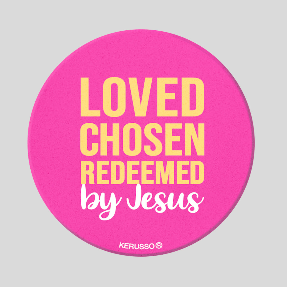 Kerusso Car Coaster Loved Chosen Redeemed Secondary image